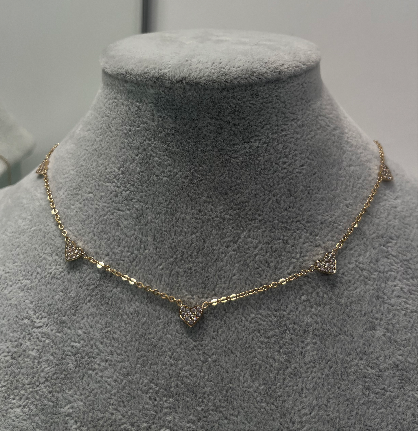 necklace Choker Hearts
