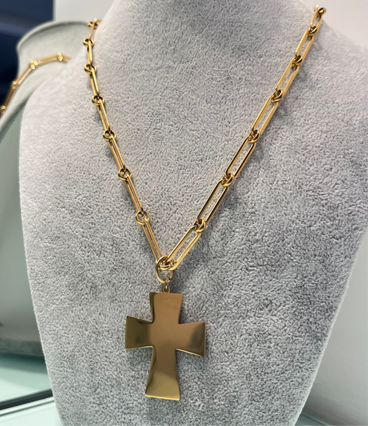 necklace Flat Cross