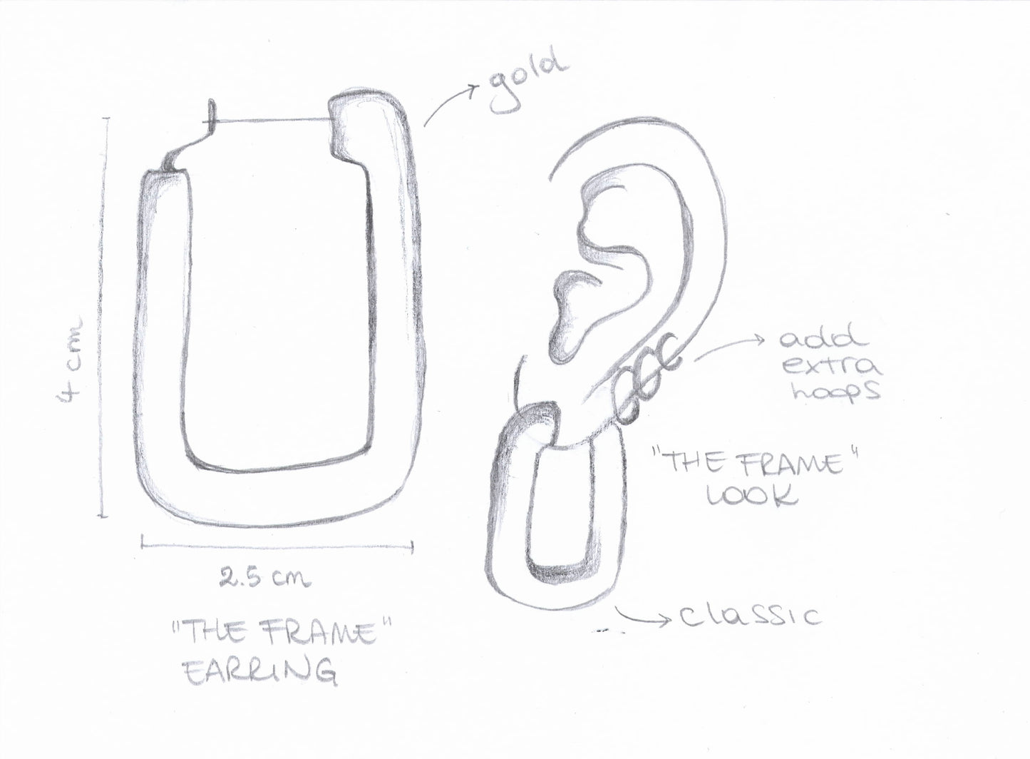 orecchini Frame
